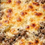Baked Chili Mac Casserole – Hearty, Cheesy, and Comforting!
