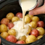 Slow Cooker 4-Ingredient Vintage Pineapple Pudding Cake